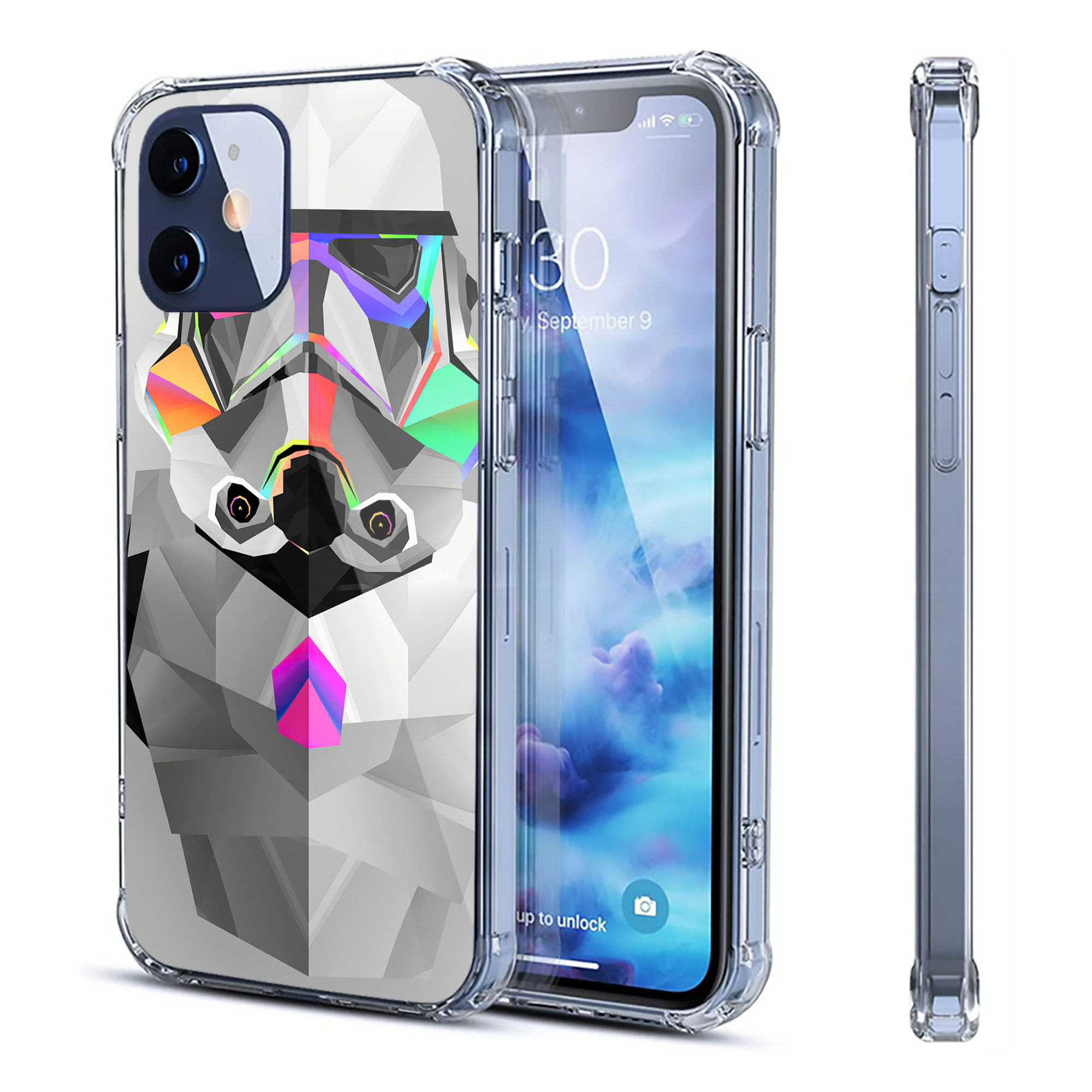（画像用） スター・ウォーズ Star Wars 【iPhone 12シリーズ対応】透明スマホケース（クリアソフトケース）